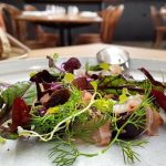 Kingfish and pickled beets at FINO in the Barossa